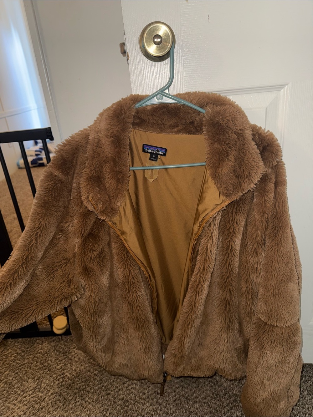 Patagonia Women's Faux-Fur Brown Jacket